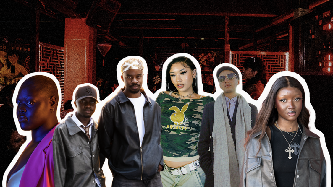 lineup of people