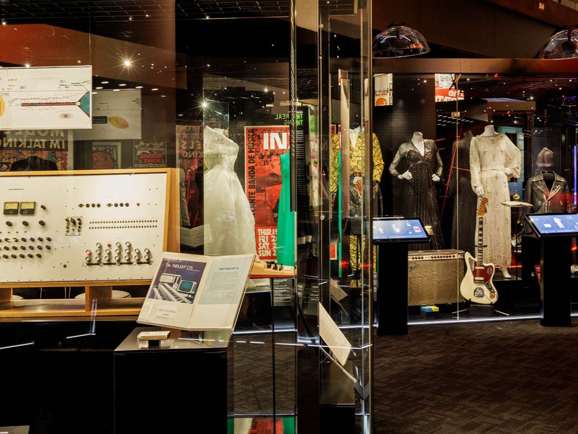 Interior view of the exhibition space