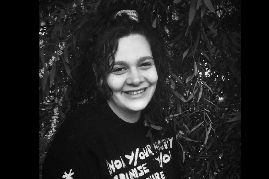 woman smiling at camera